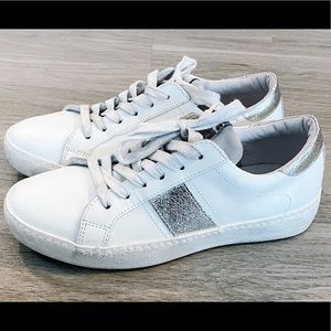 Meline (made in Italy) white leather sneakers size 38